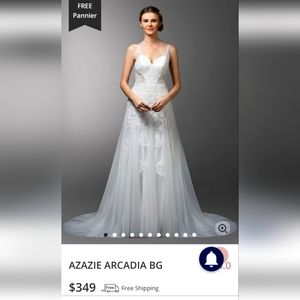 Azazie Arcadia Wedding Dress Size 12